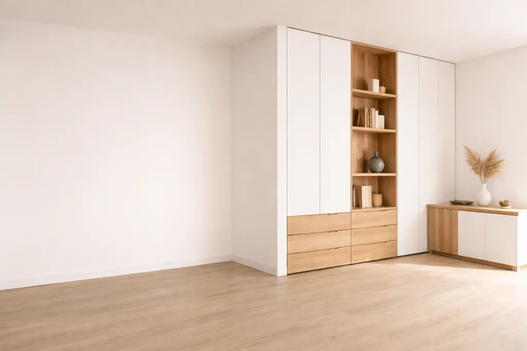 Maßgefertigte Einbaumöbel aus Holz